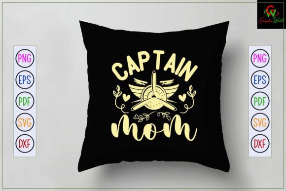 Captain Mom SVG T-shirt Design Review