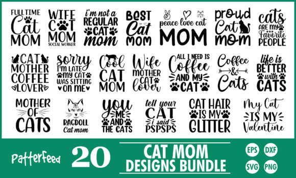 Cat Mom SVG Bundle Designs: A Designer Review