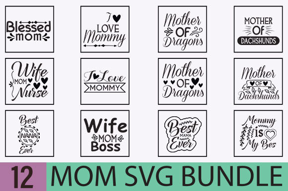 Review: Mom Svg Design, Mom Svg Bundle for Embroidery