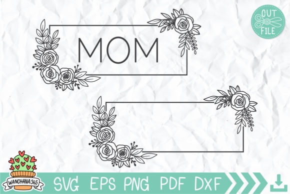 Review: MOM SVG, Floral Frame SVG for Embroidery